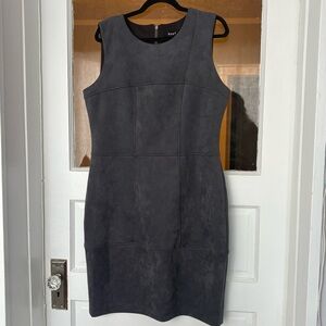 DKNY Charcoal Sleeveless Mini Dress